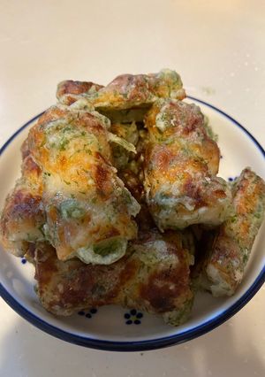 大さじ一の油で!ちくわの磯辺揚げ-レシピのメイン写真