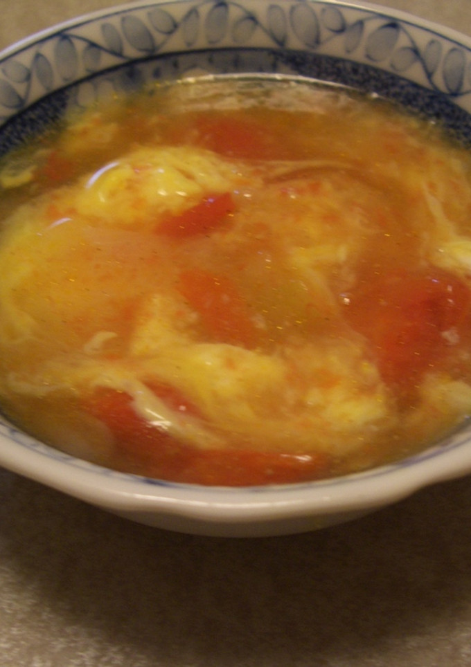 トマトと卵の中華スープ-レシピのメイン写真