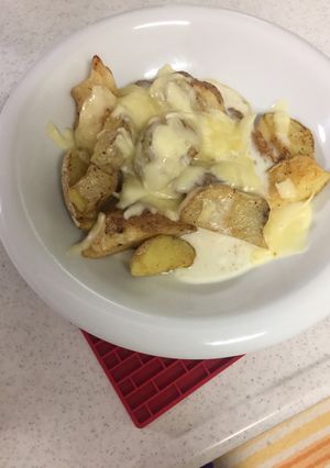 フライドポテトのヨーグルトチーズ焼き-レシピのメイン写真