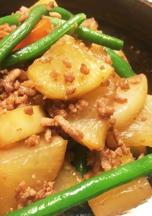 簡単！時短！大根とひき肉の煮物-レシピのメイン写真