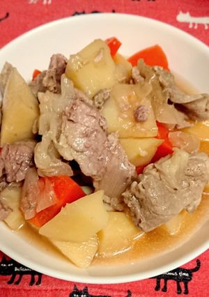 炊飯器で簡単！白だしで肉じゃが☆-レシピのメイン写真