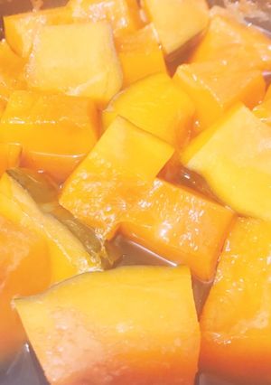 準備約5分 かぼちゃの煮物(甘め)-レシピのメイン写真