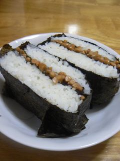 納豆のおにぎらず-レシピのメイン写真