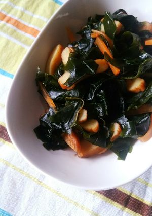 保育園の給食　＊わかめの含め煮＊-レシピのメイン写真