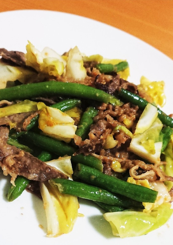 簡単味噌だれ肉野菜炒め【ぼっ暮料理】-レシピのメイン写真