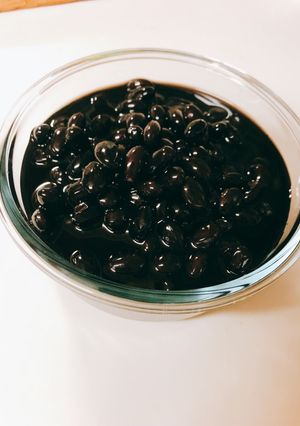絶品つやつやふっくら黒豆さん圧力鍋20分-レシピのメイン写真