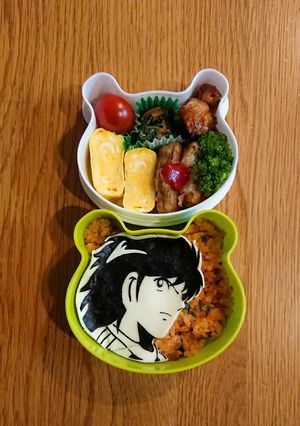 キャプテン翼 日向君 簡単 キャラ弁-レシピのメイン写真