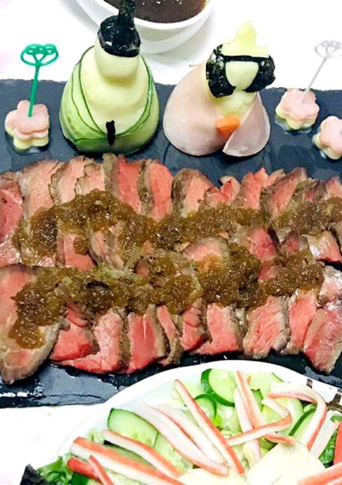 焼く茹でる放置de簡単ローストビーフ-レシピのメイン写真
