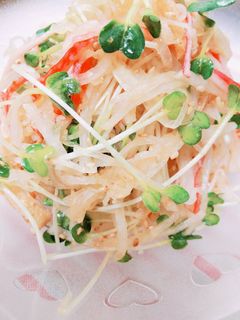 ラー油ほんのりお揚げと大根さっぱりサラダ-レシピのメイン写真