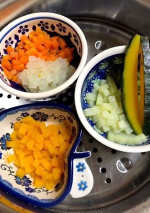 離乳食 蒸し野菜-レシピのメイン写真
