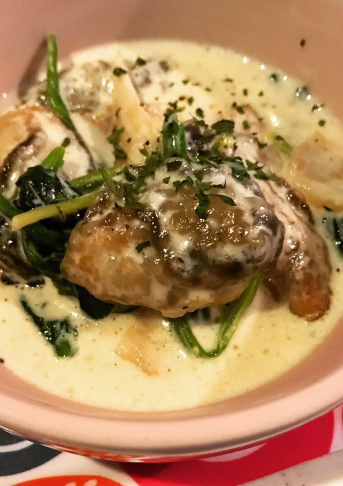 牡蠣とほうれん草の濃厚クリーム煮。-レシピのメイン写真