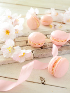 春色♪桜マカロン-レシピのメイン写真