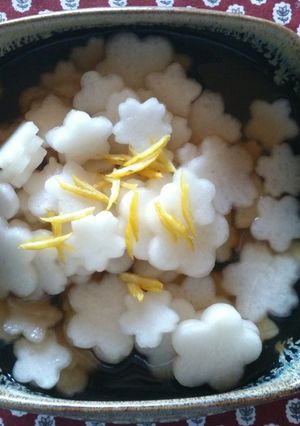 お花見に♪　カブの浅漬け柚子風味-レシピのメイン写真