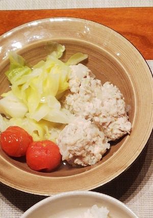 キャベツと鶏団子のスープ-レシピのメイン写真
