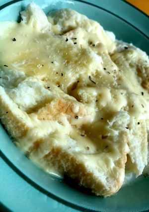レンジで簡単！パンのミルク粥-レシピのメイン写真