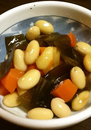 大豆と昆布の煮物-レシピのメイン写真