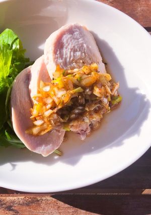 鶏ハム香味ソース-レシピのメイン写真