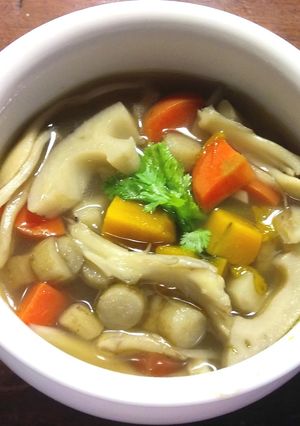 根菜ときのこのスープ-レシピのメイン写真