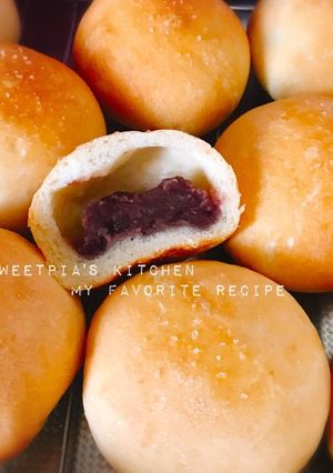 フランスパン生地で♡あんバター塩パン-レシピのメイン写真