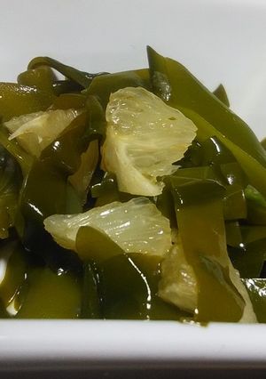 ベルガモット香る茎わかめ-レシピのメイン写真