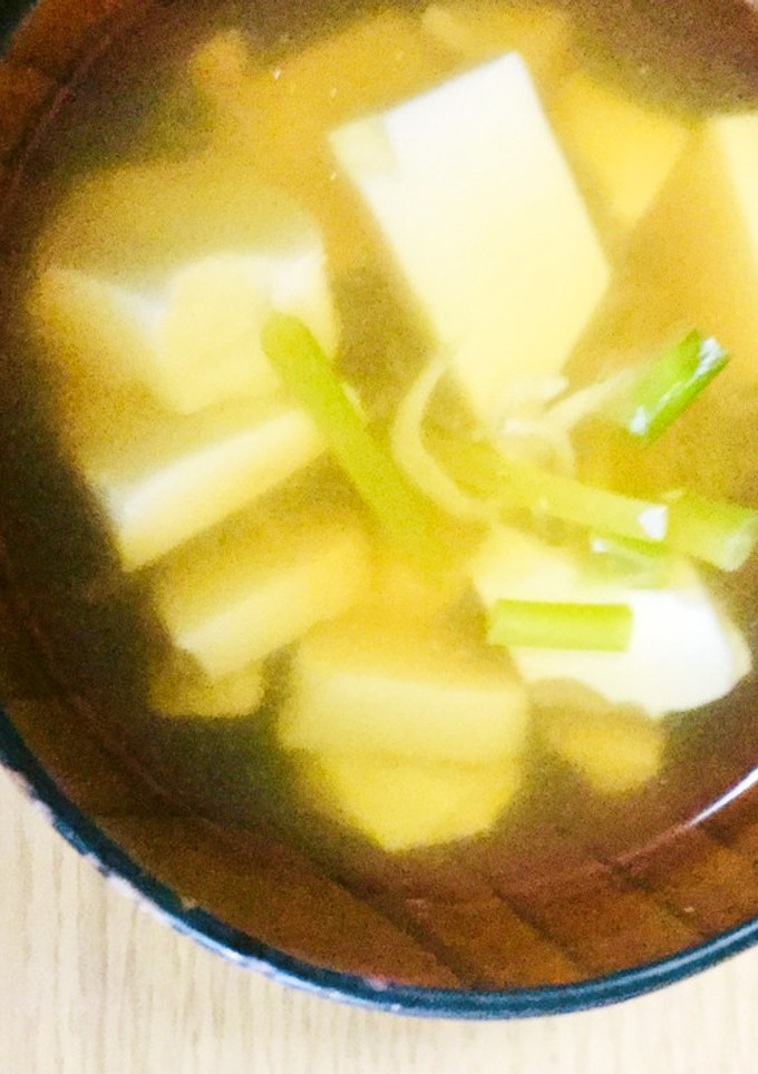 簡単！めんつゆで♡しらすと豆腐の汁物-レシピのメイン写真