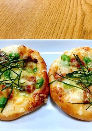 照り焼きチキンと枝豆のパン-レシピのメイン写真
