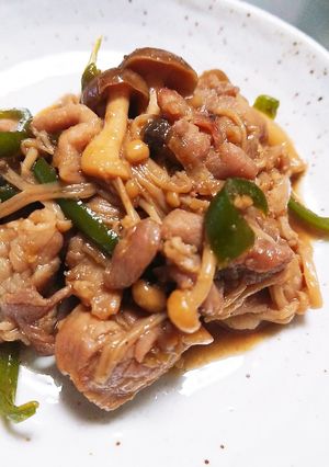 超簡単！！！豚肉ときのこピーマン炒め-レシピのメイン写真