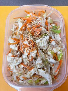 レンジのみ★蒸し鶏の中華サラダ-レシピのメイン写真