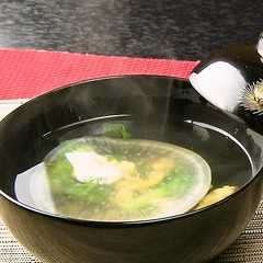 รูปของ 菜花の薄氷仕立て