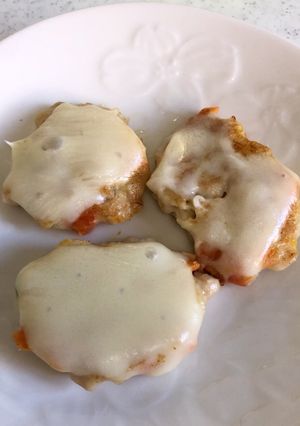 鶏肉のチーズハンバーグ★離乳食後期★-レシピのメイン写真