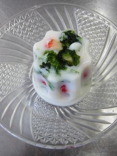 あおさ入りいちご寒天-レシピのメイン写真