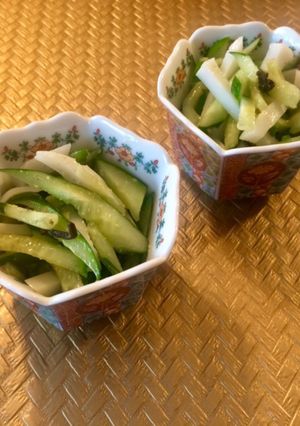 きゅうりとカマボコのワサビ和え-レシピのメイン写真