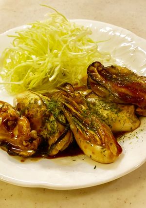 牡蠣のバター醤油炒め-レシピのメイン写真