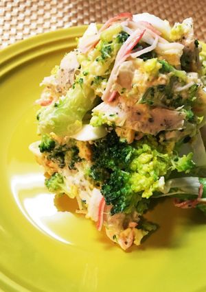 ブロッコリーと蒸しチキンのDELIサラダ-レシピのメイン写真
