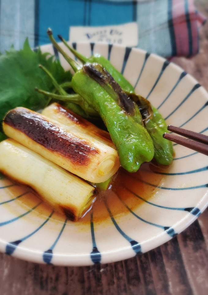 超簡単！焼き長ネギとししとうの南蛮漬け-レシピのメイン写真