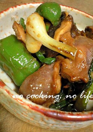 ご飯が進む!砂肝ソース炒め!-レシピのメイン写真