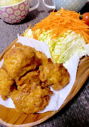 鶏むね肉でジューシー☆カレーから揚げ-レシピのメイン写真