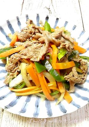 牛肉と野菜のオイスターソース炒め-レシピのメイン写真