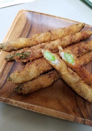 アスパラの肉巻きフライ-レシピのメイン写真