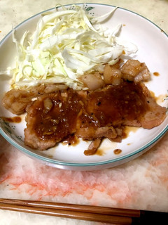 超簡単生姜焼き(1人分)-レシピのメイン写真