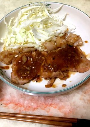 超簡単生姜焼き(1人分）-レシピのメイン写真