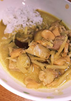 簡単グリーンカレー（低糖質）-レシピのメイン写真