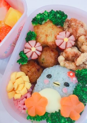 すみっこぐらし♪ぺんぎん♪キャラ弁-レシピのメイン写真