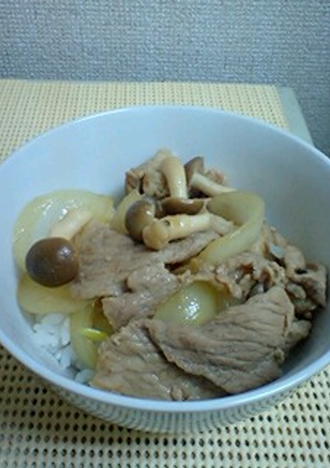 簡単おいしい豚丼!-レシピのメイン写真