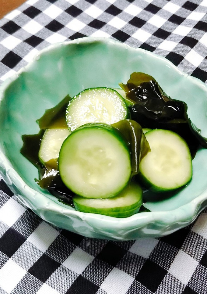 簡単♪胡瓜とワカメの酢の物-レシピのメイン写真