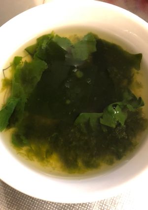 緑の中華スープ-レシピのメイン写真