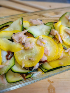 【夏の副菜】ズッキーニの塩こぶツナ和え-レシピのメイン写真
