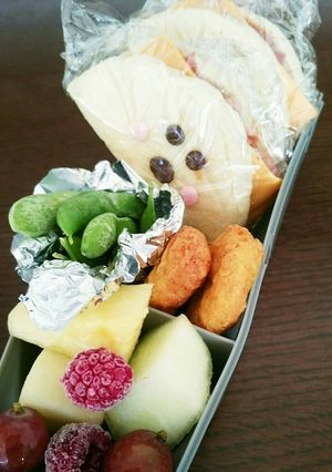 簡単 キャラ弁サンドイッチ-レシピのメイン写真