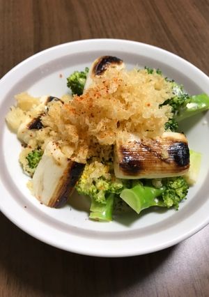 一品で満足！ブロッコリーと焼きねぎ揚げ玉-レシピのメイン写真