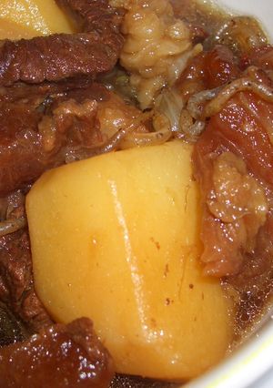 トロトロ☆とろける牛すじの肉じゃが-レシピのメイン写真